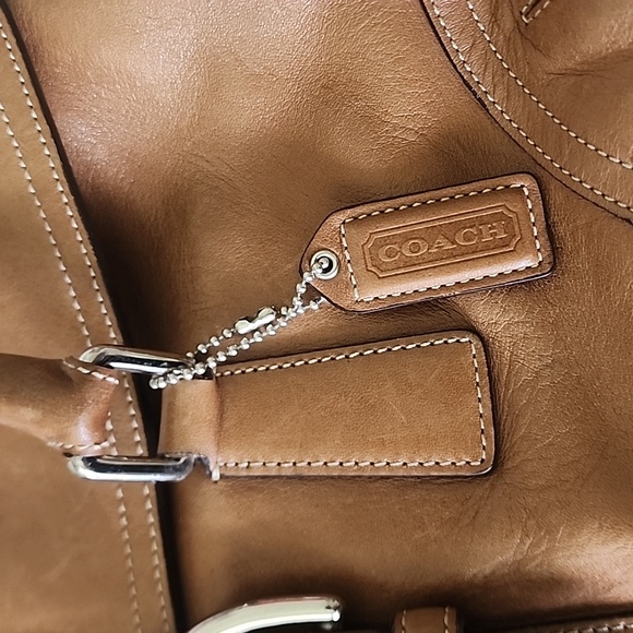 Coach vinathe Y2K Hampton shoulder bag camel - Picture 5 of 11